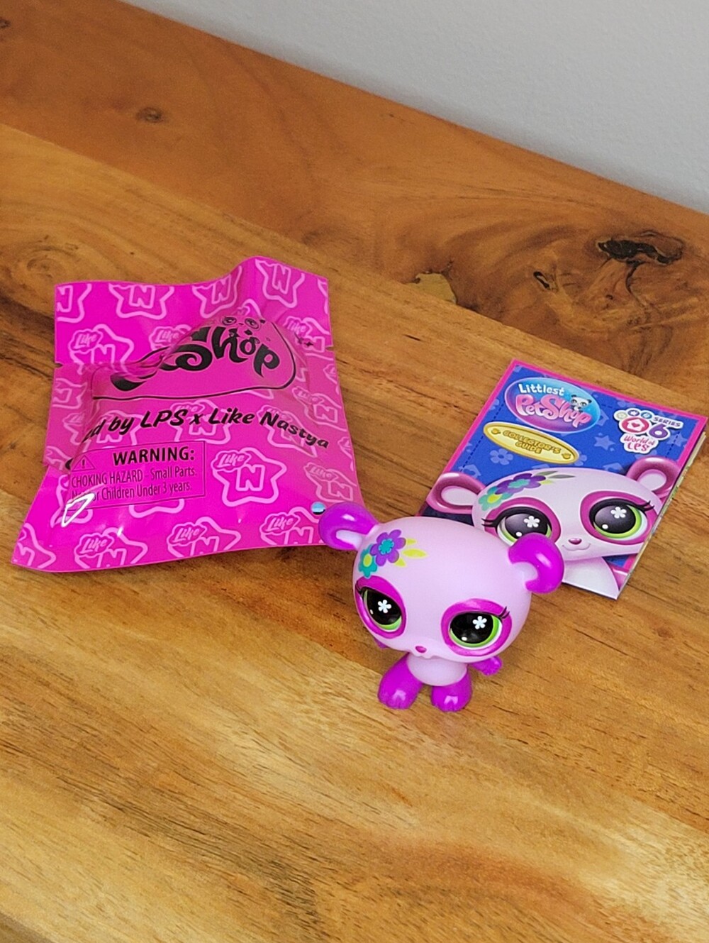 Littlest Pet Shop x Like Nastya Stylin' Kit Purple Panda #467 Authentic LPS